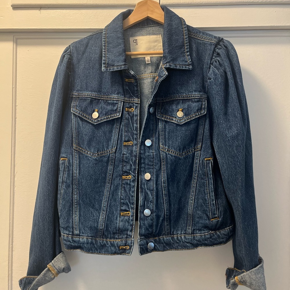 Pilcro for Anthropologie dark denim jacket. Size M . NWOT.